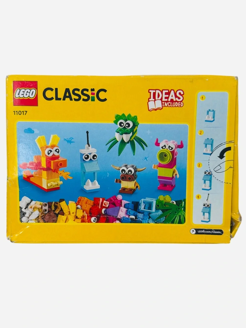 Lego 11017 Classic Creative Monsters 140 Pieces Age 4+ - New In Damaged Box